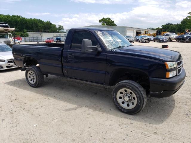 1GCEC14V57Z174452 - 2007 CHEVROLET SILVERADO C1500 CLASSIC BLUE photo 4