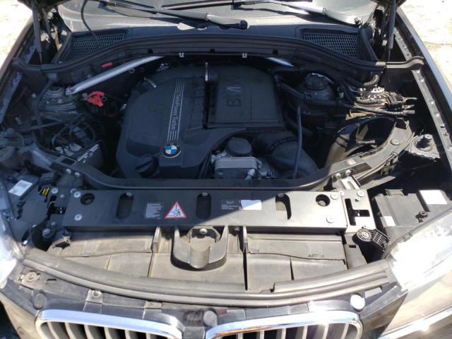 5UXWX7C52E0E77852 - 2014 BMW X3 XDRIVE35I BLACK photo 11