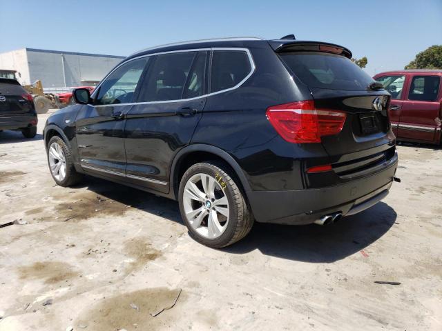 5UXWX7C52E0E77852 - 2014 BMW X3 XDRIVE35I BLACK photo 2