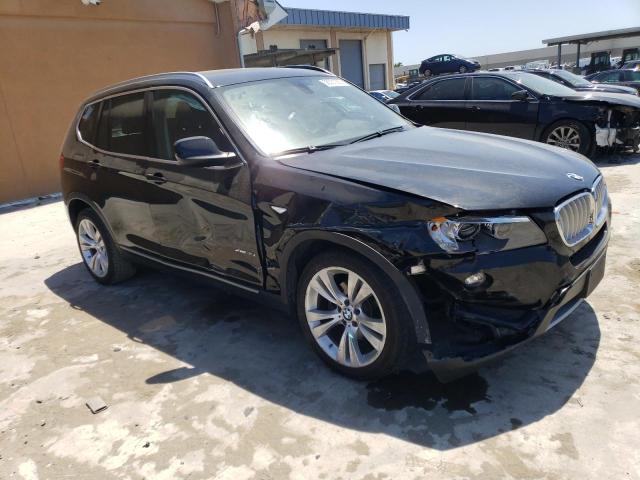 5UXWX7C52E0E77852 - 2014 BMW X3 XDRIVE35I BLACK photo 4