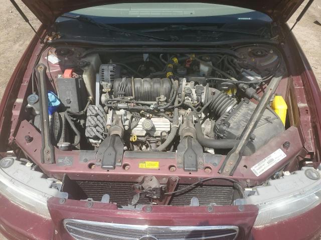 2G4WB52K1Y1216127 - 2000 BUICK REGAL LS 勃艮第红 照片 11