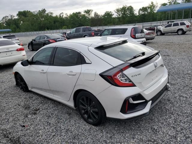 SHHFK7H8XLU218443 - 2020 HONDA CIVIC EXL WHITE photo 2