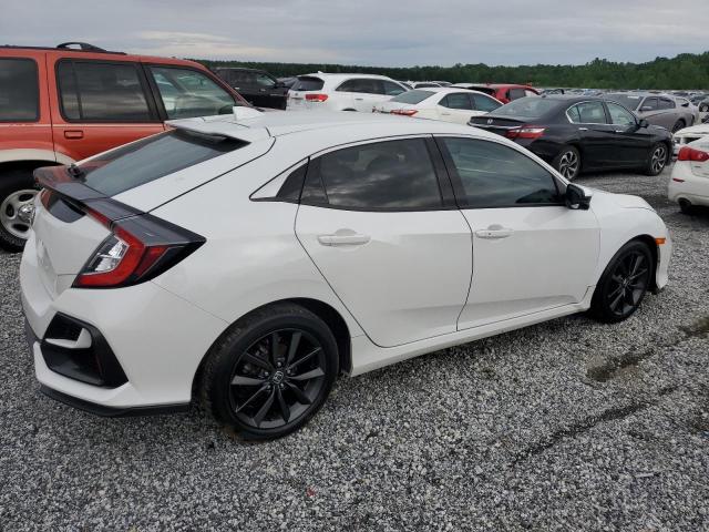 SHHFK7H8XLU218443 - 2020 HONDA CIVIC EXL WHITE photo 3