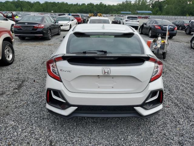 SHHFK7H8XLU218443 - 2020 HONDA CIVIC EXL WHITE photo 6