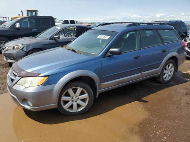 4S4BP61C887358610 - 2008 SUBARU OUTBACK 2.5I BLUE photo 1