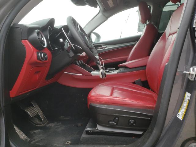 ZASFAKPN4J7B82189 - 2018 ALFA ROMEO STELVIO SPORT Grau Foto 7