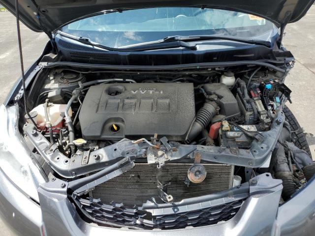 2T1KU40E09C011373 - 2009 TOYOTA MATRIX GRAY photo 11