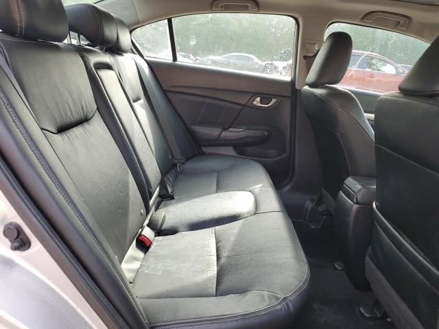 19XFB2F96DE072100 - 2013 HONDA CIVIC EXL SILVER photo 10