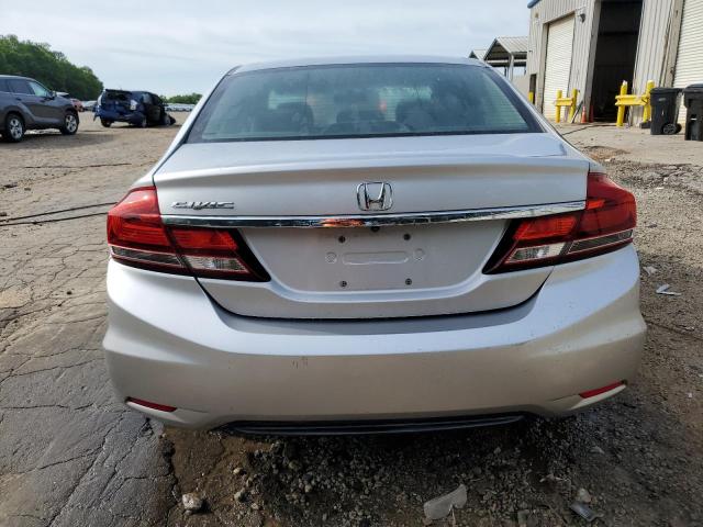 19XFB2F96DE072100 - 2013 HONDA CIVIC EXL SILVER photo 6