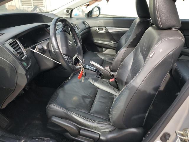 19XFB2F96DE072100 - 2013 HONDA CIVIC EXL SILVER photo 7
