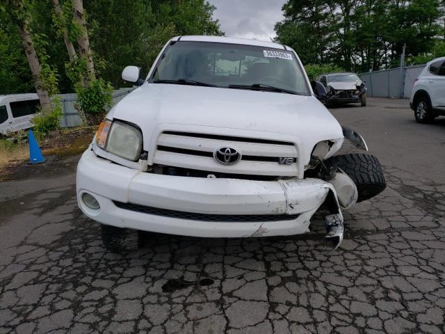 5TBBT481X3S341842 - 2003 TOYOTA TUNDRA ACCESS CAB LIMITED WHITE photo 5