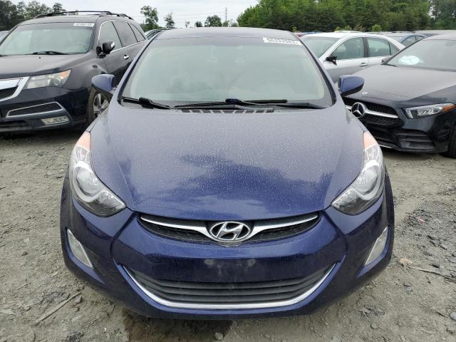 5NPDH4AE0DH302358 - 2013 HYUNDAI ELANTRA GLS BLUE photo 5