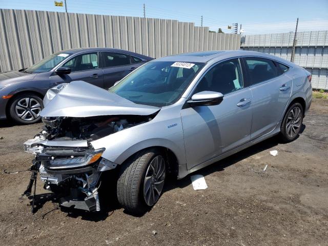 19XZE4F99ME008732 - 2021 HONDA INSIGHT TOURING SILVER photo 1