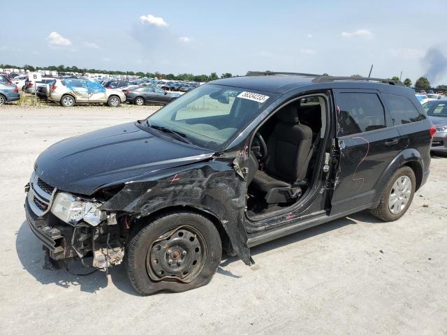 3C4PDCBB2KT816197 - 2019 DODGE JOURNEY SE BLACK photo 1