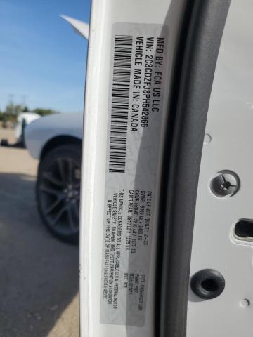 2C3CDZFJ8PH542866 - 2023 DODGE CHALLENGER R/T SCAT PACK WHITE photo 12