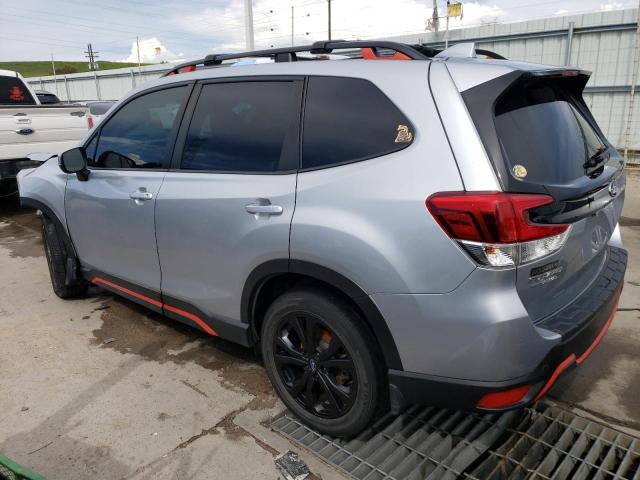 JF2SKAKC1KH485559 - 2019 SUBARU FORESTER SPORT SILVER photo 2