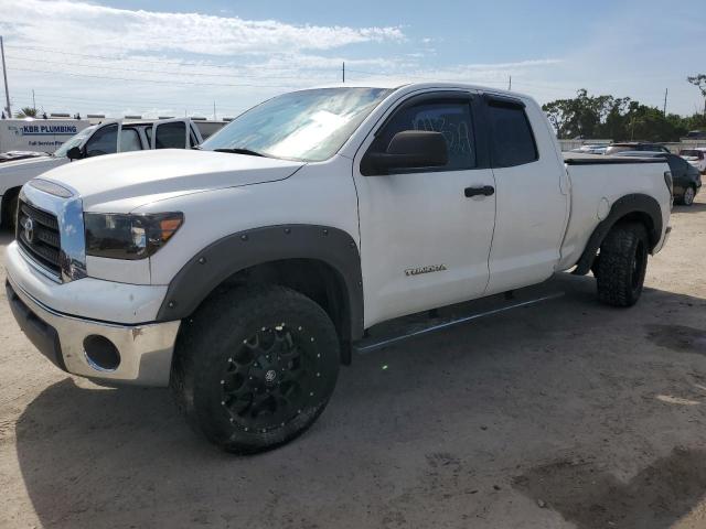 5TFRU54129X019827 - 2009 TOYOTA TUNDRA DOUBLE CAB WHITE photo 1