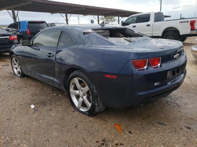 2G1FG1EVXA9180989 - 2010 CHEVROLET CAMARO LT BLUE photo 3