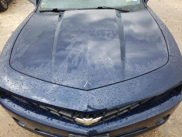 2G1FG1EVXA9180989 - 2010 CHEVROLET CAMARO LT BLUE photo 7