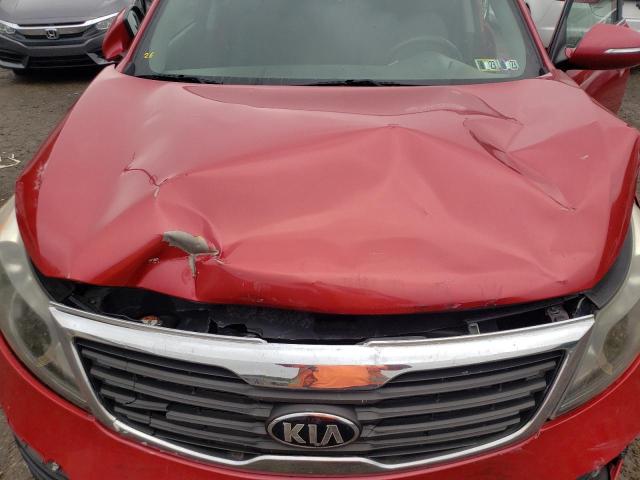 KNDPC3A23D7490390 - 2013 KIA SPORTAGE EX RED photo 12