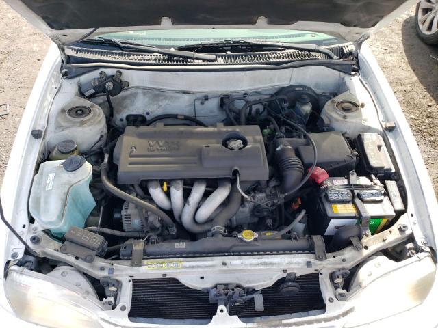 1NXBR12E6YZ342856 - 2000 TOYOTA COROLLA VE WHITE photo 11