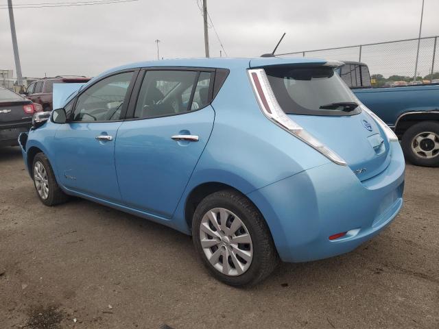 1N4AZ0CP0FC327000 - 2015 NISSAN LEAF S BLUE photo 2