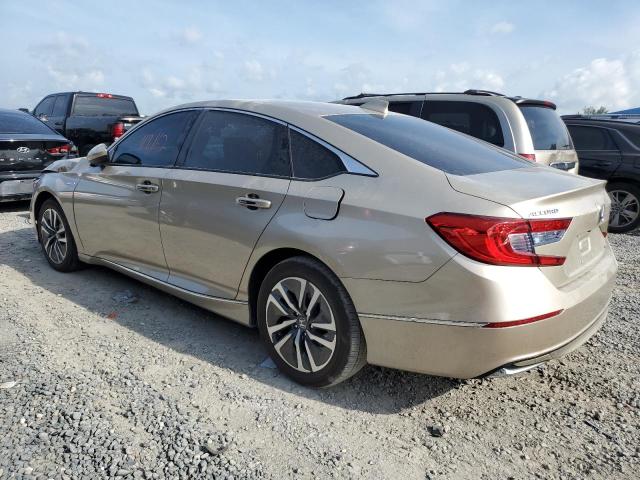 1HGCV3F46JA011379 - 2018 HONDA ACCORD HYBRID EX BEIGE photo 2