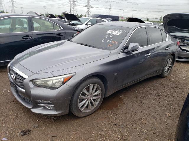 JN1BV7AR3FM394307 - 2015 INFINITI Q50 BASE GRAY photo 1