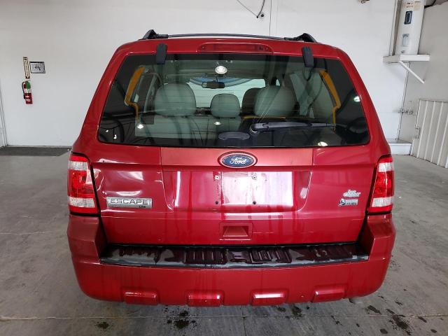 1FMCU0DG2BKB13198 - 2011 FORD ESCAPE XLT RED photo 6