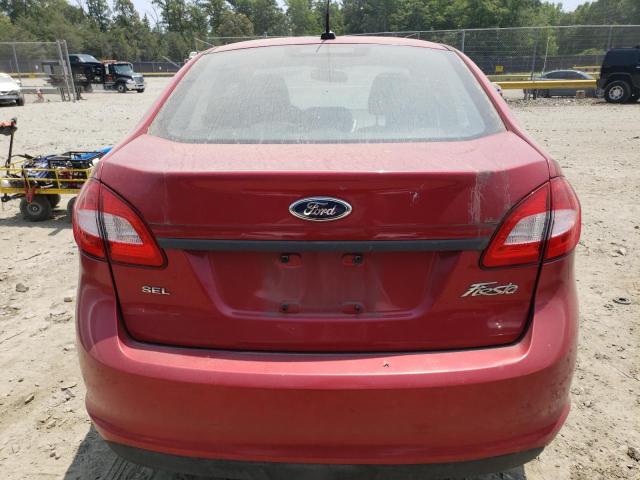 3FADP4CJ2CM208140 - 2012 FORD FIESTA SEL RED photo 6