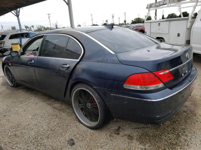 WBAHN83516DT64792 - 2006 BMW 750 LI BLUE photo 2