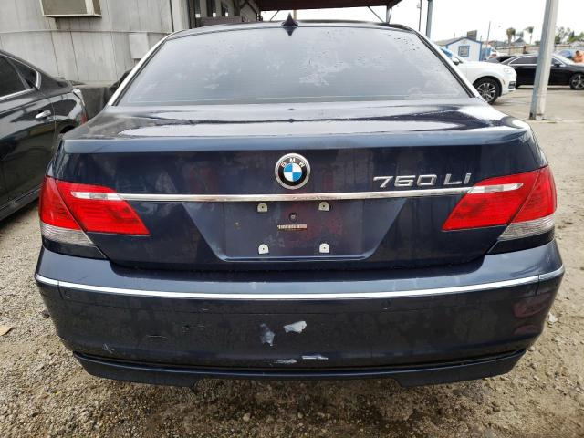 WBAHN83516DT64792 - 2006 BMW 750 LI BLUE photo 6