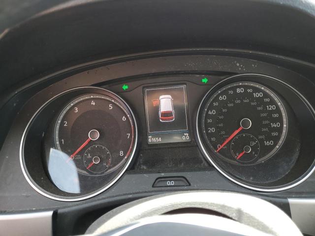 1V21E2CA7LC221294 - 2020 VOLKSWAGEN ATLAS CROS SE WHITE photo 9