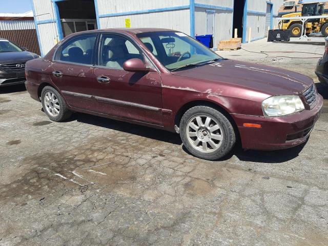 KNAGD124115094223 - 2001 KIA OPTIMA MAGENTIS RED photo 4