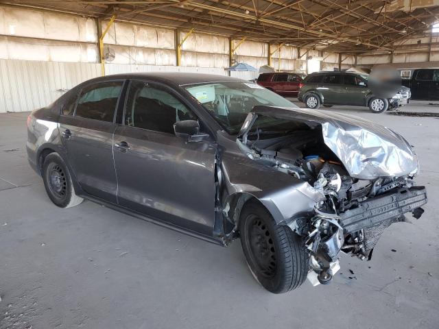 3VW2K7AJ6EM234762 - 2014 VOLKSWAGEN JETTA BASE GRAY photo 4