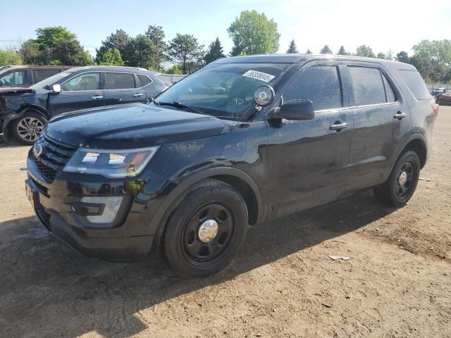 1FM5K8AR0HGC87009 - 2017 FORD EXPLORER POLICE INTERCEPTOR 黑色 照片 1