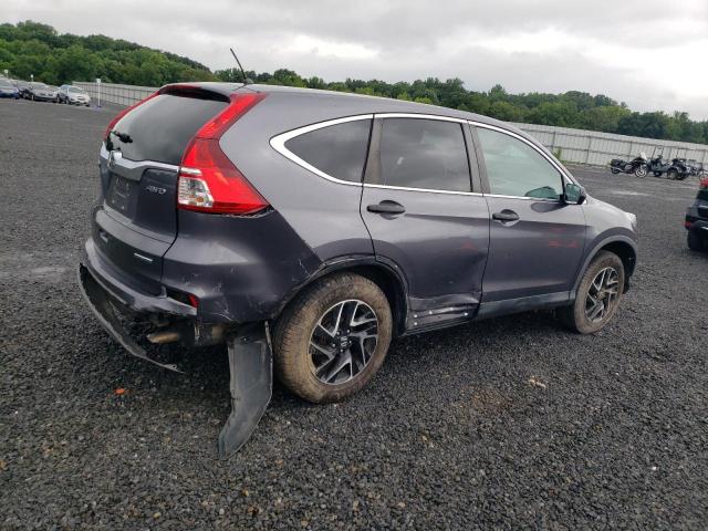 5J6RM4H44GL042572 - 2016 HONDA CR-V SE GRAY photo 3