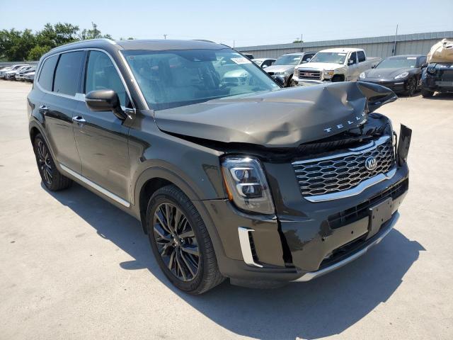 5XYP5DHC4LG073621 - 2020 KIA TELLURIDE SX BROWN photo 4