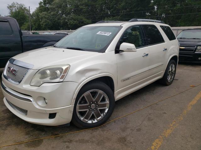 1GKKRTED2BJ407394 - 2011 GMC ACADIA DENALI WHITE photo 1