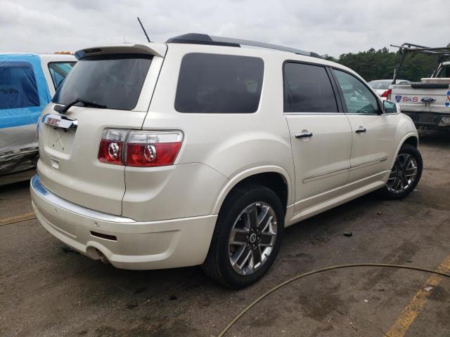 1GKKRTED2BJ407394 - 2011 GMC ACADIA DENALI WHITE photo 3