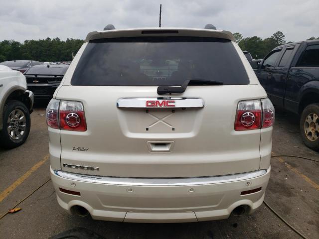 1GKKRTED2BJ407394 - 2011 GMC ACADIA DENALI WHITE photo 6