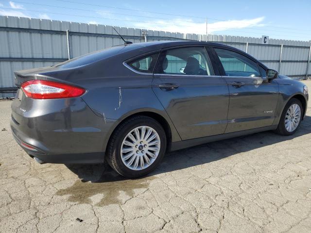 3FA6P0UU5GR175718 - 2016 FORD FUSION S HYBRID GRAY photo 3