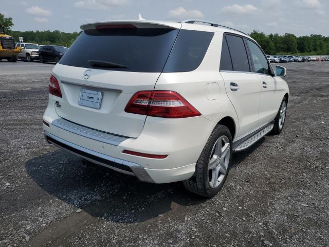 4JGDA5HB1EA327361 - 2014 MERCEDES-BENZ ML 350 4MATIC WHITE photo 3