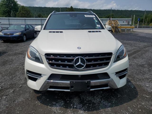4JGDA5HB1EA327361 - 2014 MERCEDES-BENZ ML 350 4MATIC WHITE photo 5