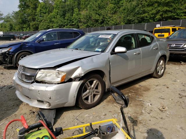 1B3CC5FB6AN130199 - 2010 DODGE AVENGER R/T SILVER photo 1