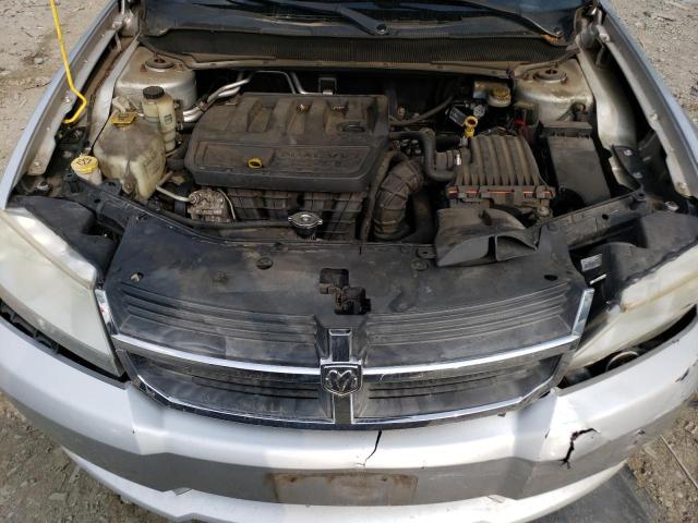 1B3CC5FB6AN130199 - 2010 DODGE AVENGER R/T SILVER photo 11