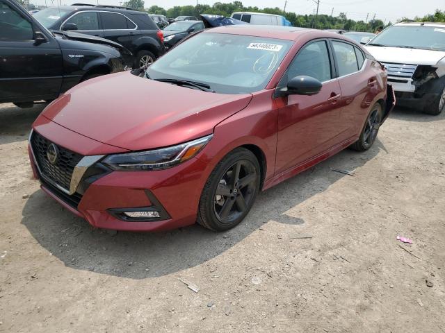 3N1AB8DV9PY259205 - 2023 NISSAN SENTRA SR MAROON photo 1