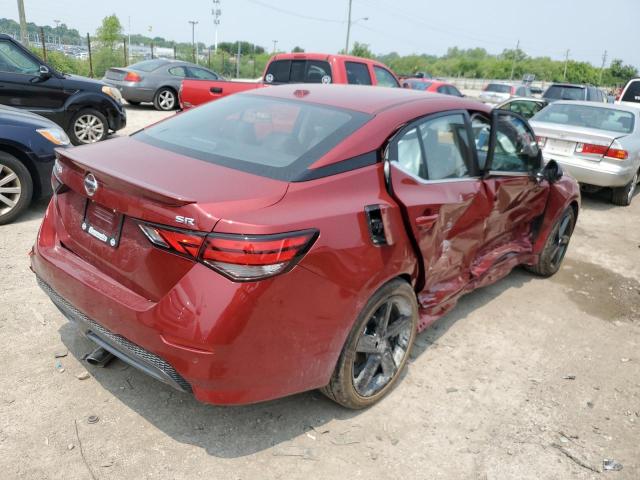 3N1AB8DV9PY259205 - 2023 NISSAN SENTRA SR MAROON photo 3