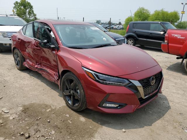 3N1AB8DV9PY259205 - 2023 NISSAN SENTRA SR MAROON photo 4