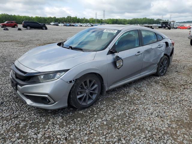 2HGFC1F71KH651732 - 2019 HONDA CIVIC EXL SILVER photo 1